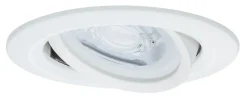 Spot encastré Nova orientable rond 84mm 50 GU10 max. 35W 230V gradable Blanc dépoli