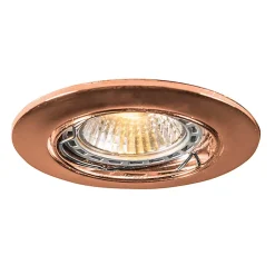 Spot encastré rond en cuivre inclinable - Edu