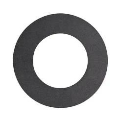 Spot encastré rond noir inclinable avec anneau de finition - Edu