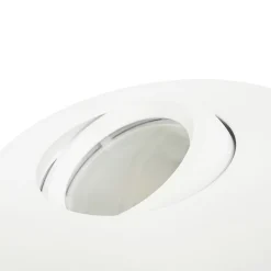 Spot encastrable au plafond IP44 blanc, ampoule 4000K 5,5W GU10, orientable, encastrable, POLI EDO, 1 pc.