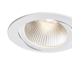 Spot encastrable blanc 9,5 cm avec LED 1015 lm Dimmable IP65 - Gaius