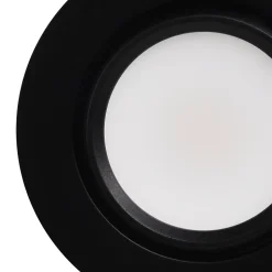 Spot encastrable Burnell LED intégrée blanc neutre dimmable IP65 450lm 6.2W Ø8.5xH.4cm noir GoodHome