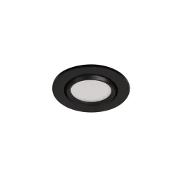 Spot encastrable Burnell LED intégrée blanc neutre dimmable IP65 450lm 6.2W Ø8.5xH.4cm noir GoodHome
