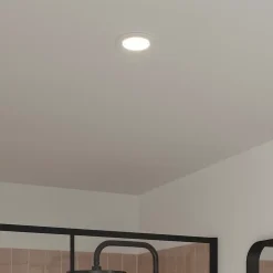 Spot encastrable Caius GU10 blanc neutre IP44 345lm 4.7W Ø8.5xH.10.1cm blanc GoodHome