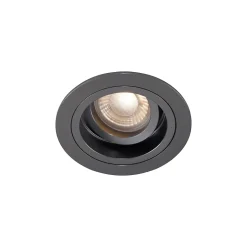 Spot encastrable chuck - 1 lumière - D 9.2 cm - Gris foncé - Moderne - Éclairage intérieur - Salon I Chambre I Cuisine I Salle à