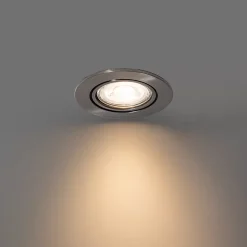 Spot encastrable cisco - 1 lumière - L 8.9 cm - Gris foncé - Moderne - Éclairage intérieur - Salon I Chambre I Cuisine I Salle à