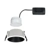 Spot encastrable Cole LED intégrée blanc chaud IP44 470lm Ø8cm noir finition blanche Paulmann