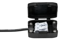 Spot encastrable Cole LED intégrée blanc chaud IP44 470lm Ø8cm noir finition blanche Paulmann