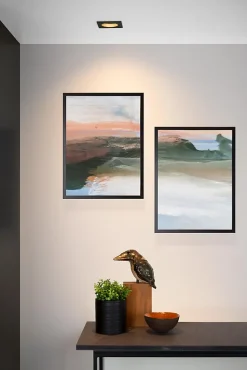 Spot encastrable EMBED en métal avec 1xGU10 - Noir - Lucide