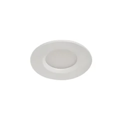 Spot encastrable Etana LED intégrée blanc chaud IP65 410lm 4.7W Ø8.5cmxH.3.1cm métal blanc GoodHome