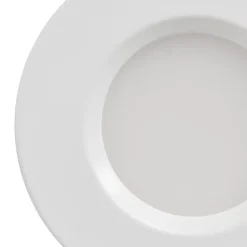 Spot encastrable Etana LED intégrée blanc chaud IP65 410lm 4.7W Ø8.5cmxH.3.1cm métal blanc GoodHome