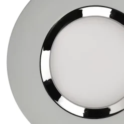 Spot encastrable Etana LED intégrée blanc chaud IP65 410lm 4.7W Ø8.5cmxH.3.1cm métal chrome GoodHome