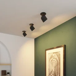 Spot encastrable Fossey GU10 IP20 P.16cmxØ9cmxH.16cmxL.9cmxl.9cm noir GoodHome