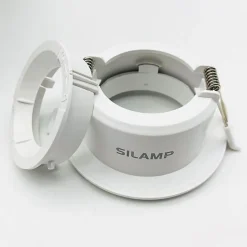 Spot Encastrable GU10 LED Orientable Rond BLANC - SILUMEN - Compatible avec les ampoules GU10