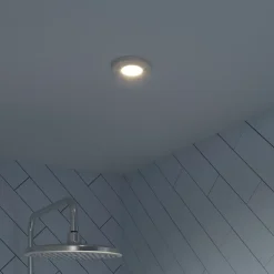 Spot encastrable Hades GU5.3 blanc neutre IP65 345lm 4.4W Ø8xH.8.2cm blanc GoodHome