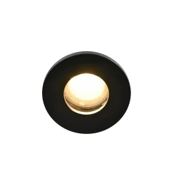 Spot encastrable Hades GU5.3 blanc chaud IP65 345lm 4.4W Ø8xH.8.2cm noir GoodHome