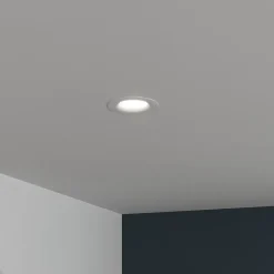 Spot encastrable Hobson LED intégrée blanc neutre IP20 dimmable 450lm 6.1W Ø8.8xH.5.3cm blanc GoodHome