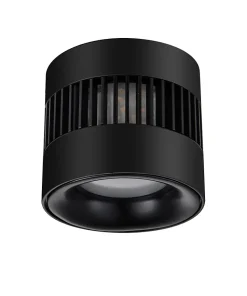 Spot encastrable Houssay LED intégrée blanc chaud IP20 200lm 6W Ø9xH.10,5cm noir GoodHome