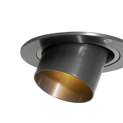 Spot encastrable installa - 1 lumière - D 7.7 cm - Gris foncé - Moderne - Éclairage intérieur - Salon I Chambre I Cuisine I