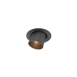 Spot encastrable installa - 1 lumière - D 9.2 cm - Gris foncé - Moderne - Éclairage intérieur - Salon I Chambre I Cuisine I