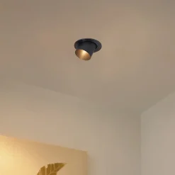 Spot encastrable installa - 1 lumière - D 9.2 cm - Gris foncé - Moderne - Éclairage intérieur - Salon I Chambre I Cuisine I