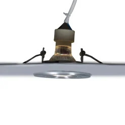 Spot encastrable intelligent acier rond IP44 incl. Wifi GU10 - Xena