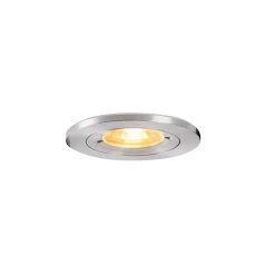Spot encastrable intelligent acier rond IP44 incl. Wifi GU10 - Xena