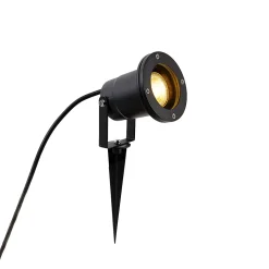 Spot encastrable intelligent industriel noir avec WiFi GU10 IP65 - Basic