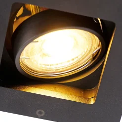 Spot encastrable intelligent noir avec WiFi GU10 réglable - Qure