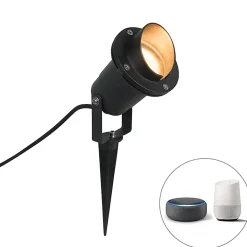 Spot encastrable intelligent noir IP65 avec Wifi GU10 - Done