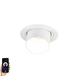 Spot encastrable intelligent blanc inclinable avec WiFi GU10 - Installa