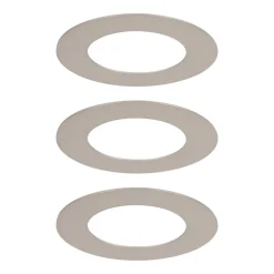 Spot encastrable Karluk LED intégrée variation de blancs IP65 500lm 6.5W Ø8xH.2,4cm argent GoodHome