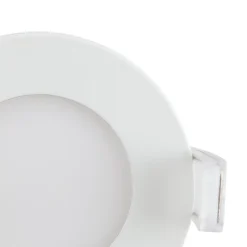 Spot encastrable Karluk LED intégrée variation de blancs IP65 600lm 6.5W Ø8xH.2,4cm blanc GoodHome