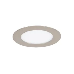 Spot encastrable Karluk LED intégrée variation de blancs IP65 850lm 10W Ø12xH.2,4cm argent GoodHome