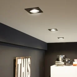 Spot encastrable LED amovible chrome 2W (eq. 20W)