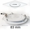 Spot Encastrable Led Downlight Panel Extra-plat 5w Blanc Neutre 4000k