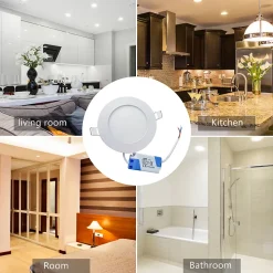 Spot Encastrable Led Downlight Panel Extra-plat 6w Blanc Neutre 4000k