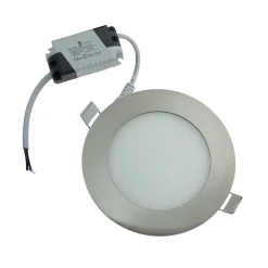 Spot Encastrable Led Inox Downlight Panel Extra-plat 6w Blanc Neutre 4000k