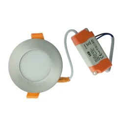 Spot Encastrable Led Inox Downlight Panel Extra-plat 5w Blanc Neutre 4000k