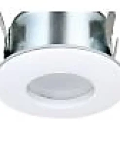 Spot encastrable LED IP65 GU10 5W blanc 345lm Ø8,5cm Eglo, Margo