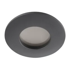 Spot encastrable LED IP65 GU10 5W gris 345lm Ø8,5cm Eglo, Margo