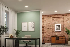 Spot encastrable LED IP44 15W blanc froid et blanc chaud 1600lm L.18,5 x l.18,5 cm Paulmann, Veluna Varifit