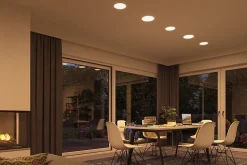 Spot encastrable LED IP44 15W blanc froid et blanc chaud 1900lm ⌀21,5 cm Paulmann, Veluna Varifit