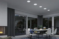 Spot encastrable LED IP44 15W blanc froid et blanc chaud 1900lm ⌀21,5 cm Paulmann, Veluna Varifit