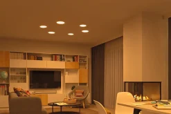 Spot encastrable LED IP44 15W blanc froid et blanc chaud 1900lm ⌀21,5 cm Paulmann, Veluna Varifit