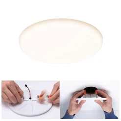 Spot encastrable LED IP44 15W blanc froid et blanc chaud 1900lm ⌀21,5 cm Paulmann, Veluna Varifit