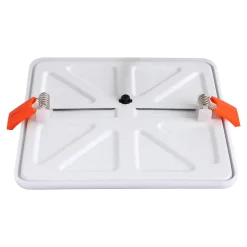 Spot encastrable LED SUMA 15,5 cm metal plastique blanc style moderne dimmable dimensions 15,5 x 15,5 cm hauteur 3,2 cm