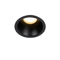 Spot encastrable moderne noir GU10 35mm IP44 - Dept