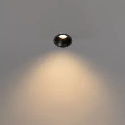 Spot encastrable moderne noir GU10 35mm IP44 - Dept