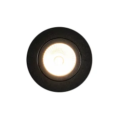 Spot encastrable noir 6,8 cm avec LED 545 lm Dimmable IP65 - Gaius